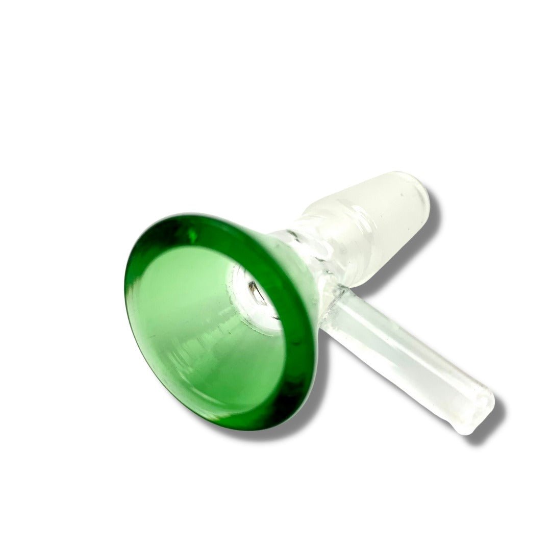 14mm Coloured Top Glass Cone Piece male - The Bong Baron