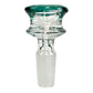 14mm Glass Cone Piece Coloured Hourglass - The Bong Baron