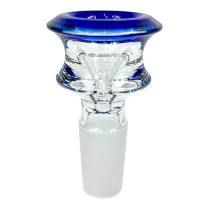 14mm Glass Cone Piece Coloured Hourglass - The Bong Baron