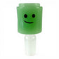 14mm Green Block Head Cone Piece Assorted Styles - The Bong Baron
