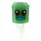 14mm Green Block Head Cone Piece Assorted Styles - The Bong Baron