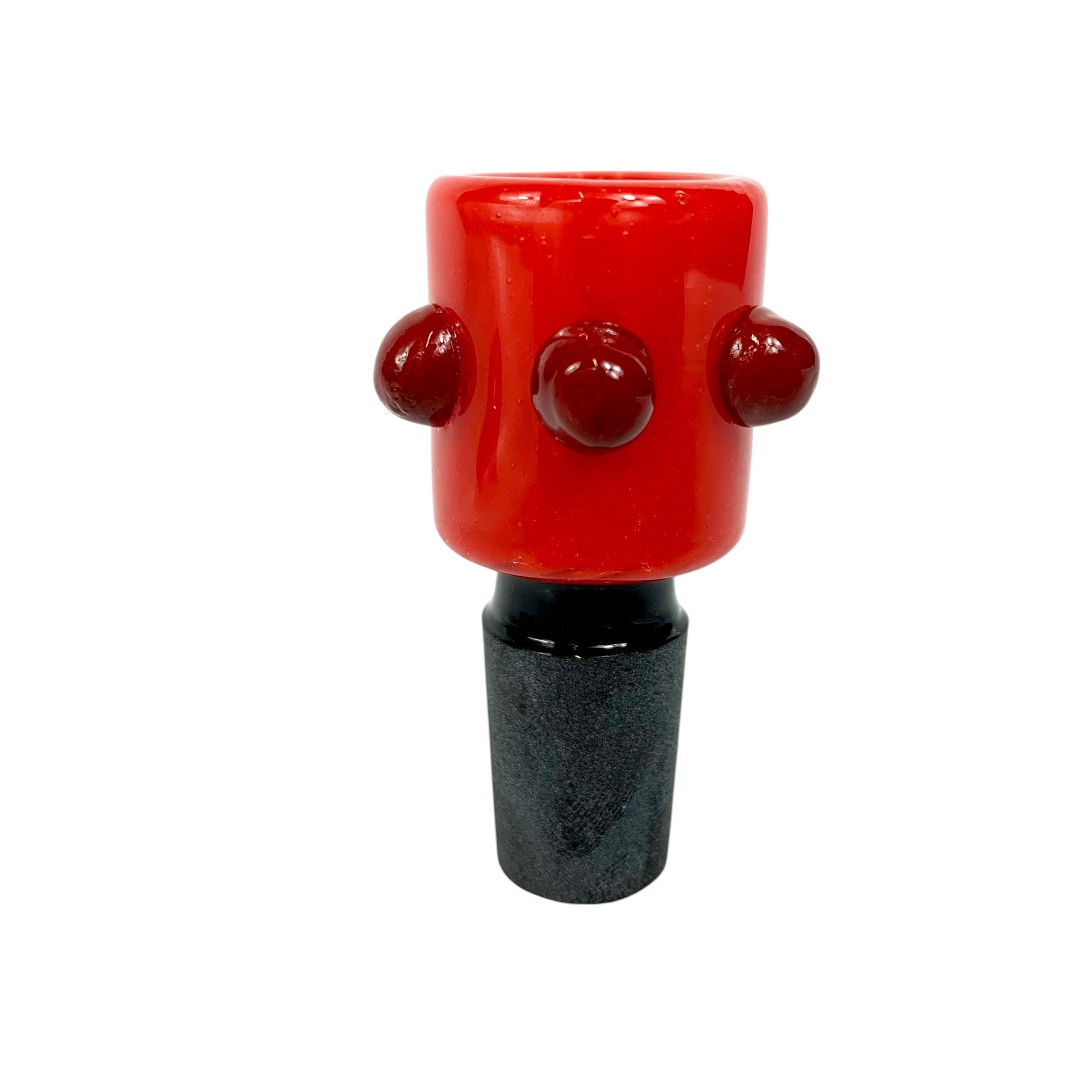 18mm Candy Swirl Cone Piece with Charcoal Joint - The Bong Baron