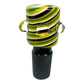 18mm Candy Swirl Cone Piece with Charcoal Joint - The Bong Baron