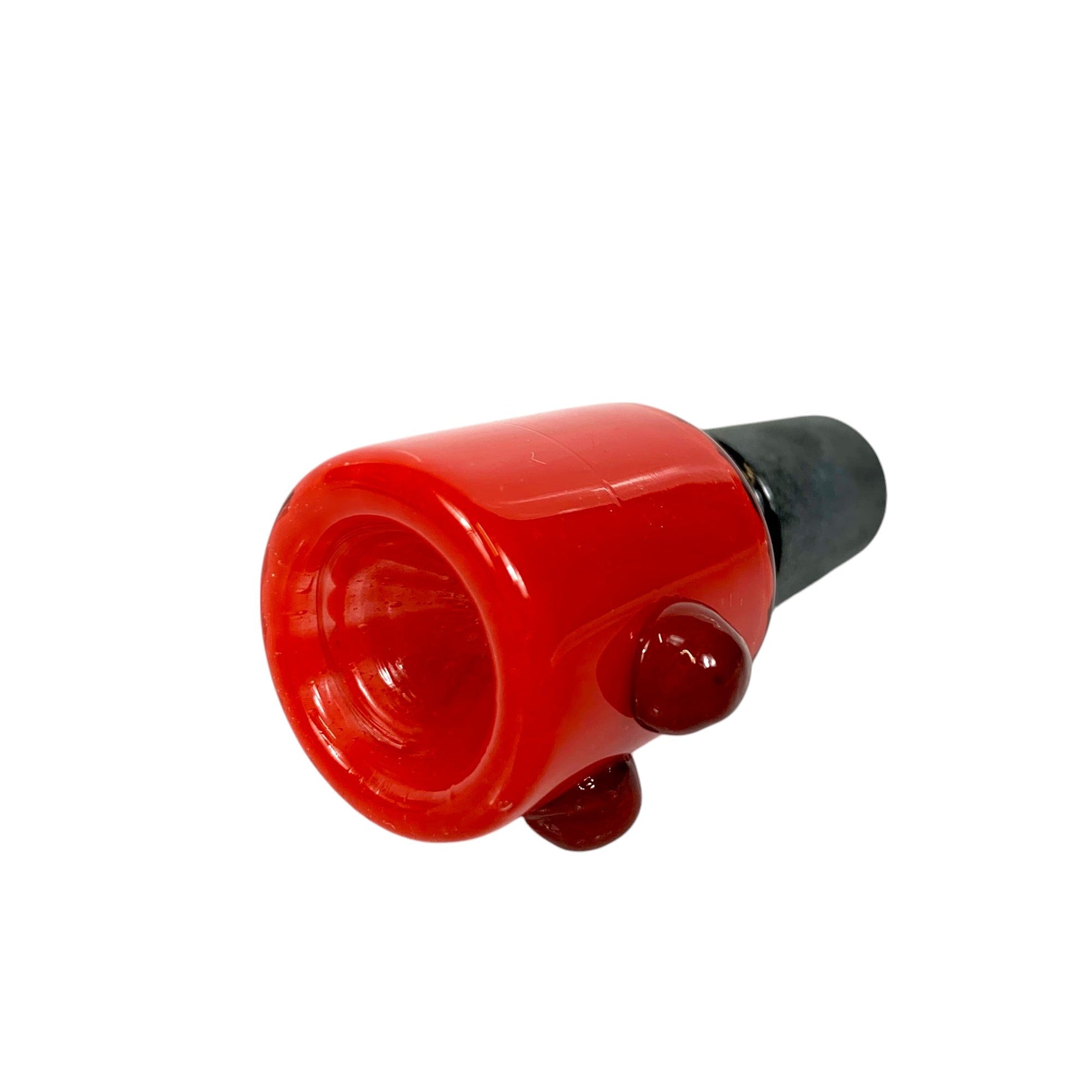 18mm Candy Swirl Cone Piece with Charcoal Joint - The Bong Baron