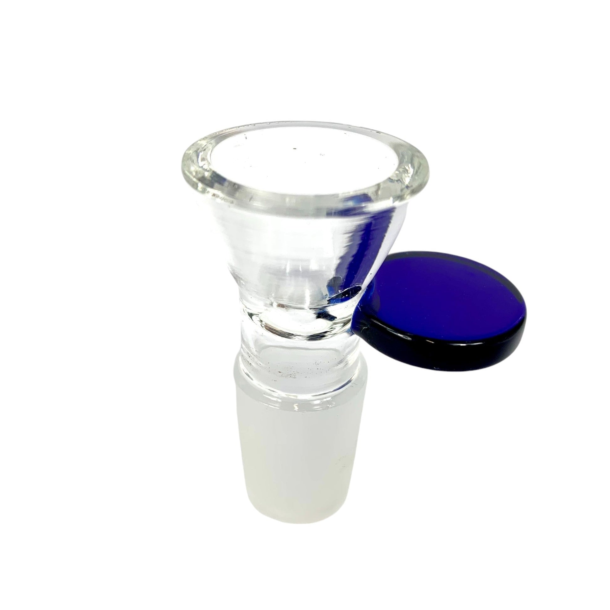18mm Coloured Coin Handle Cone Piece - The Bong Baron