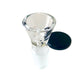18mm Coloured Coin Handle Cone Piece - The Bong Baron