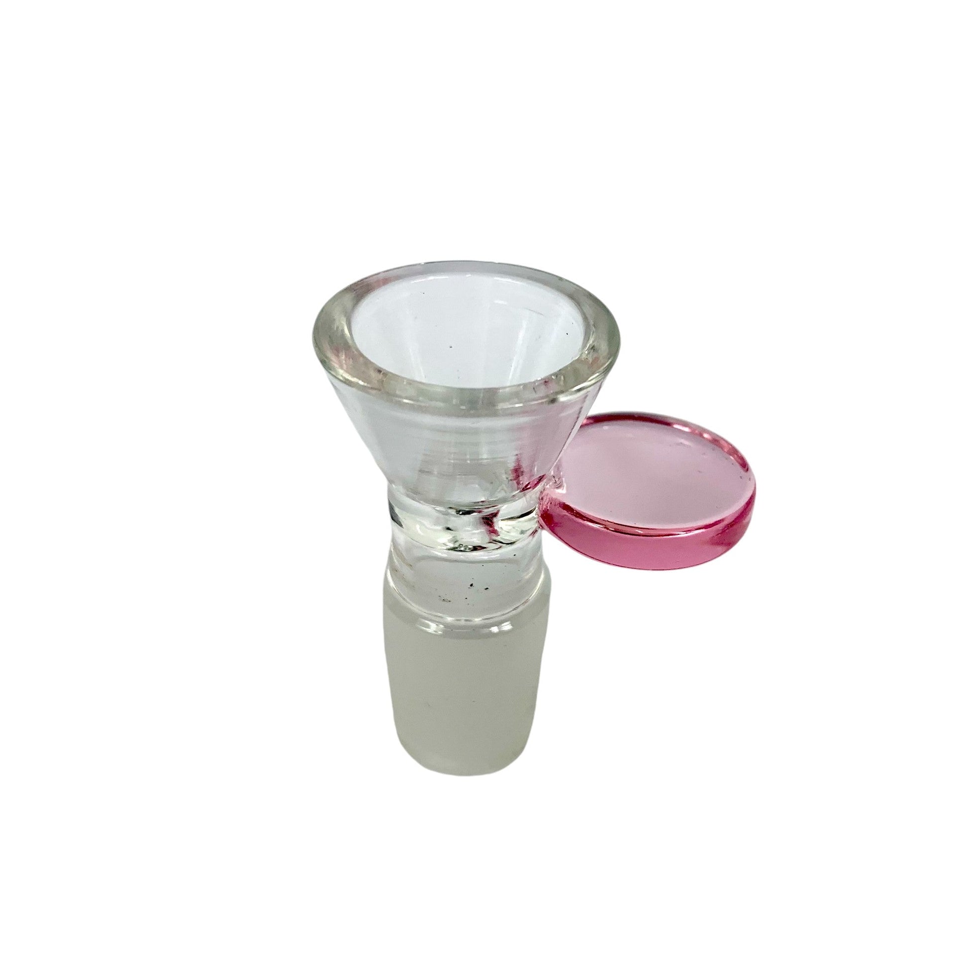 18mm Coloured Coin Handle Cone Piece - The Bong Baron