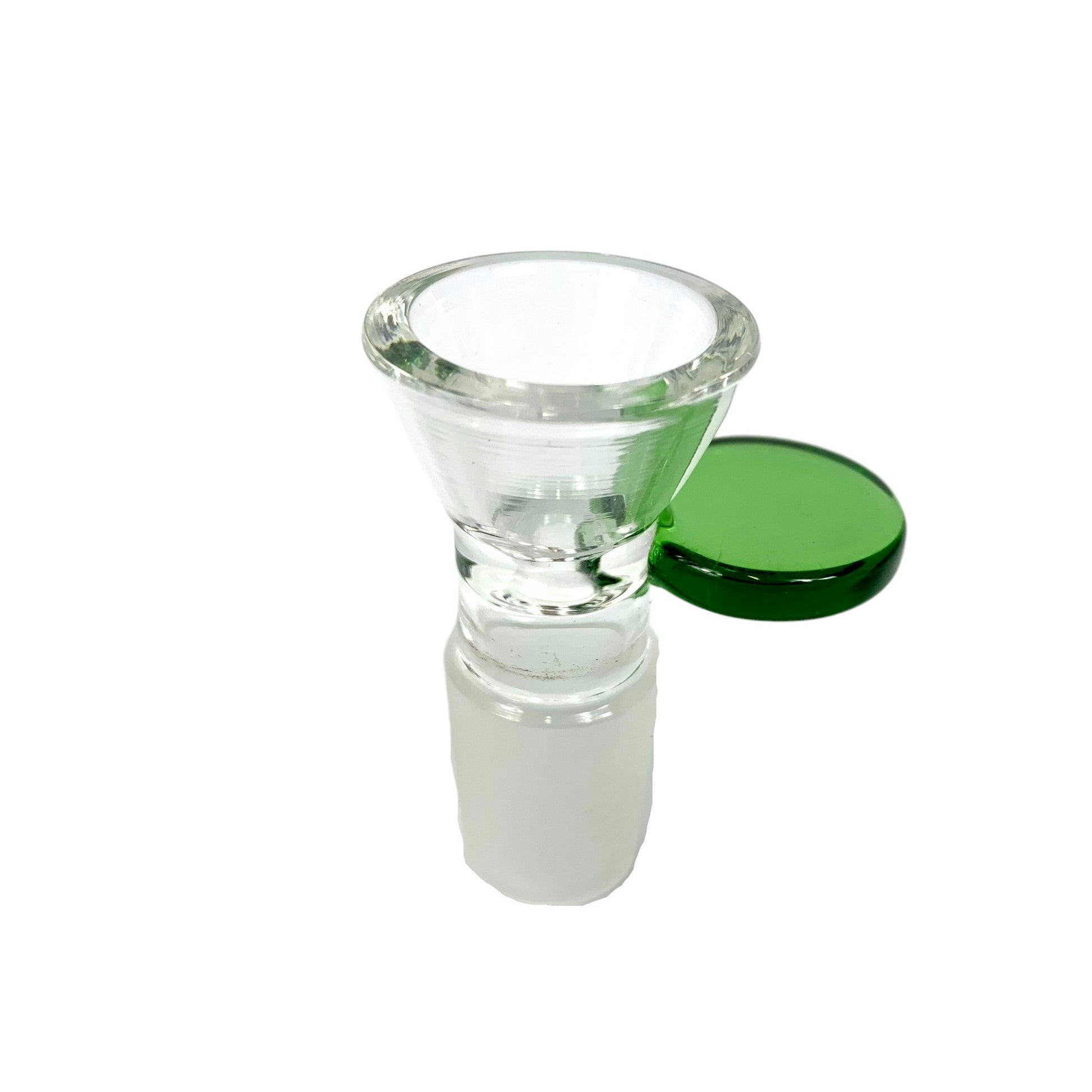 18mm Coloured Coin Handle Cone Piece - The Bong Baron