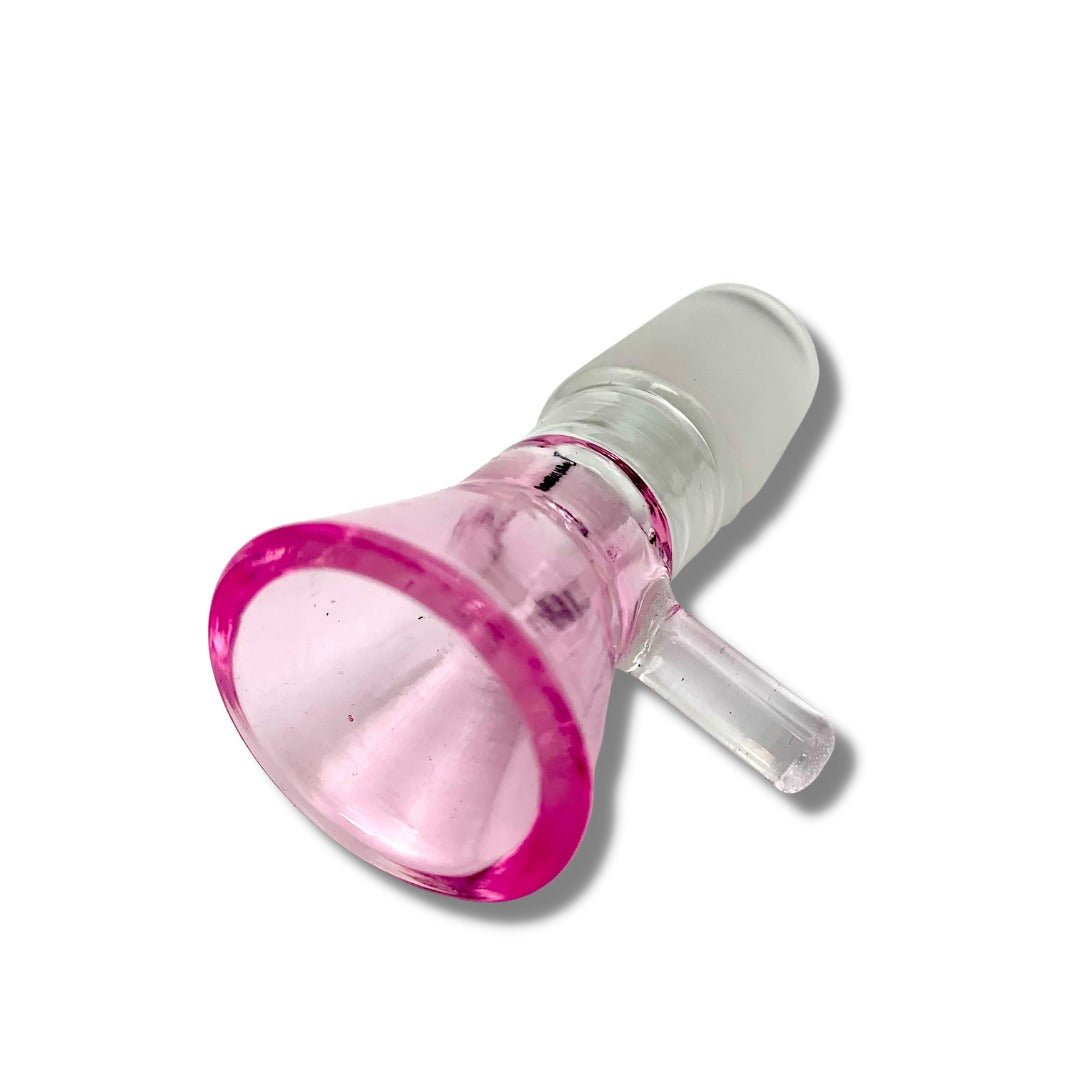 18mm Coloured Glass Cone Piece Male - The Bong Baron
