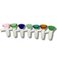 18mm Coloured Glass Cone Piece Male - The Bong Baron