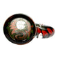 18mm Wig Wam Cone Piece - 4 Hole Glass Filter - Red and Black - The Bong Baron