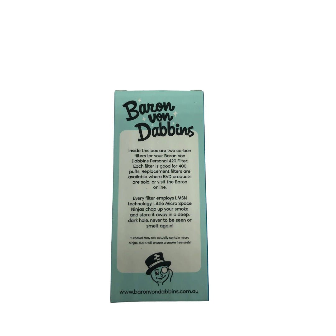 2 Replacement 420 Filters - Baron Von Dabbins - The Bong Baron