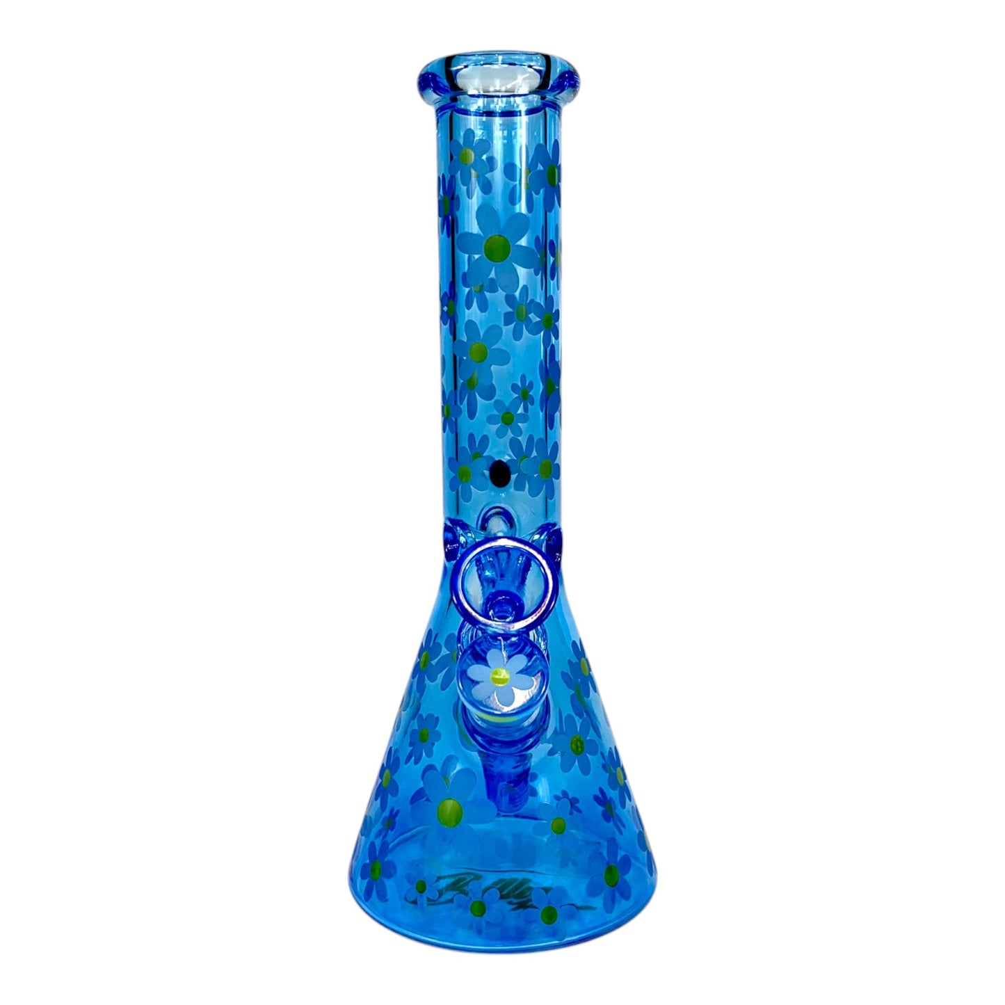25cm Blue Glow in the Dark Marc Jacobs Beaker Bong - The Bong Baron