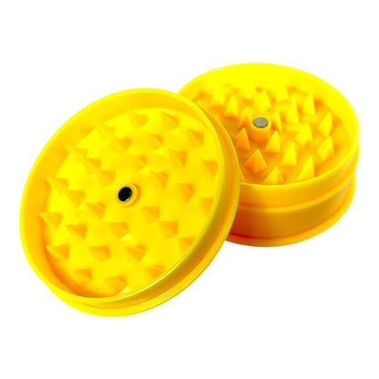 3 Piece Acrylic Herb Grinder 60mm - The Bong Baron