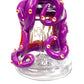 3D Purple Octopus Bong and Dab Rig 20cm - The Bong Baron