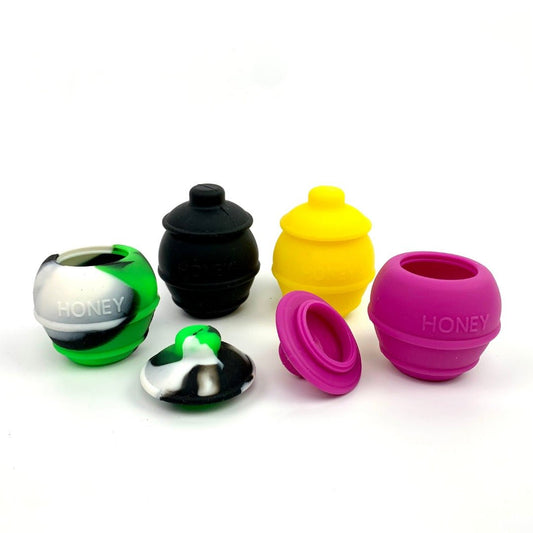 40ml Honey Pot Silicone Wax Container - The Bong Baron