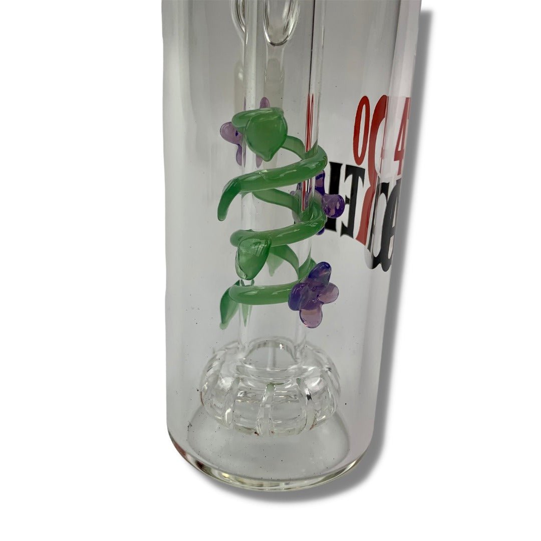 420 Cartel 14mm Male 45º Percolated Ash Catcher - The Bong Baron