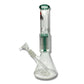 420 Cartel Beaker Bong with Tree perc 30cm Green - The Bong Baron