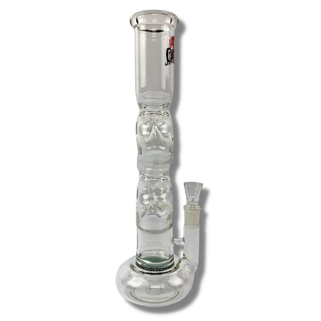 420 Cartel Death Adder Glass Bong 40cm Teal - The Bong Baron
