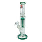 420 Cartel Tree Perc Straight Shooter Bong 30cm Teal - The Bong Baron