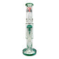 420 Cartel Tree Perc Straight Shooter Bong 30cm Teal - The Bong Baron