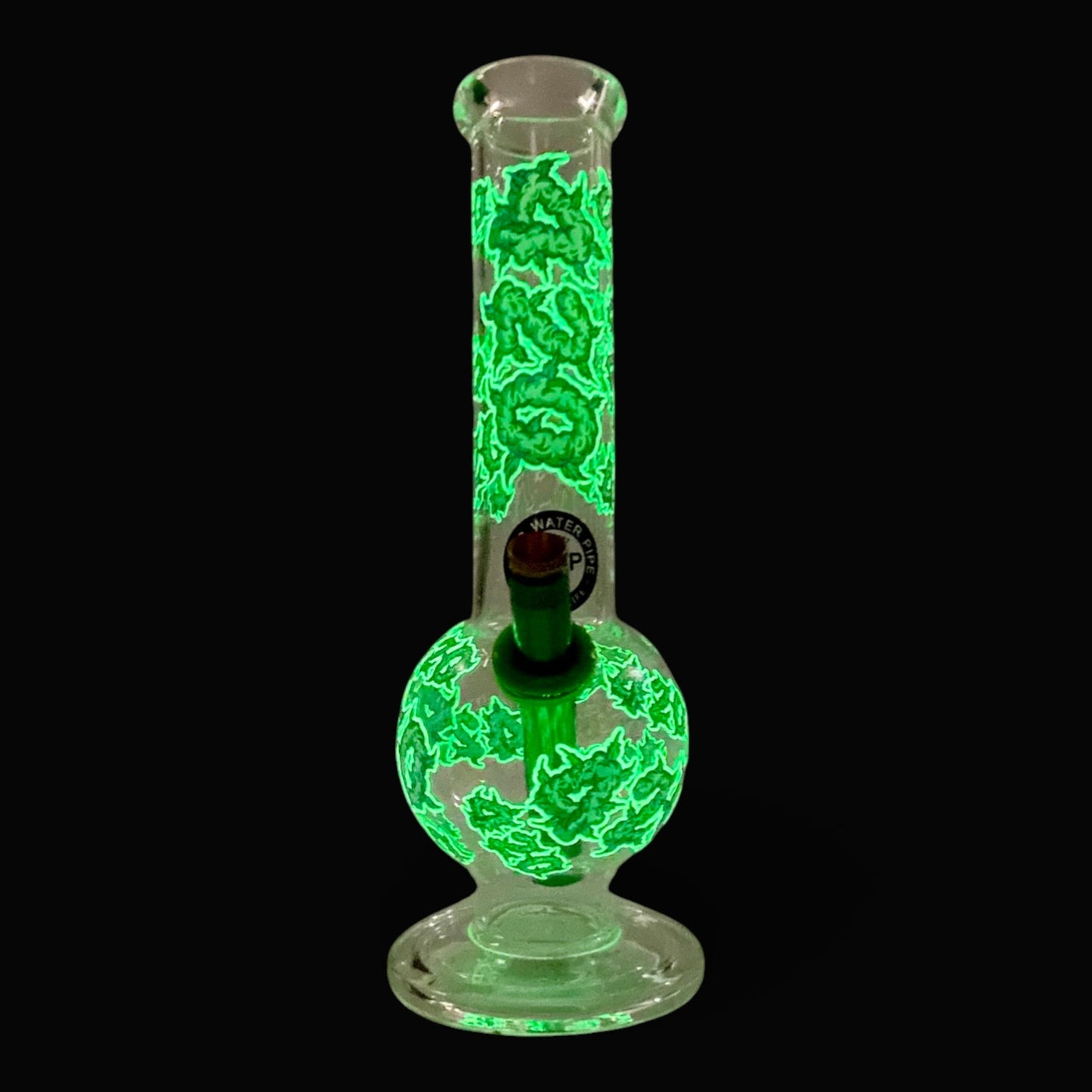 420 Glass Bottom Bubble Bong 28cm - The Bong Baron