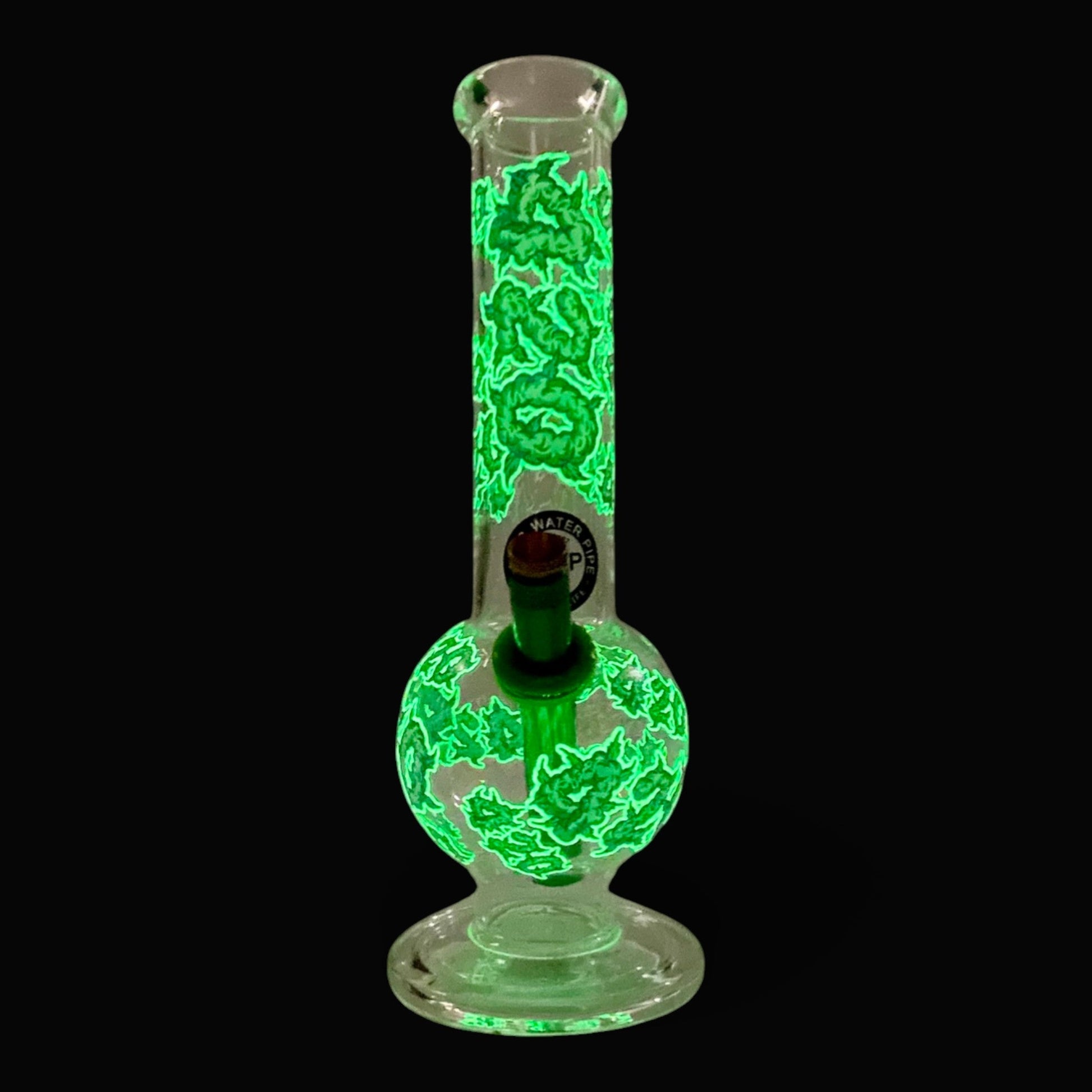 420 Glass Bottom Bubble Bong 28cm - The Bong Baron