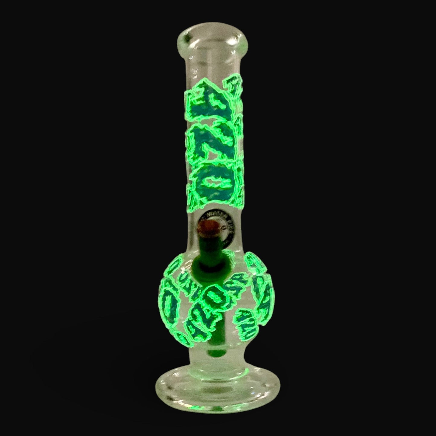 420 Glass Bottom Bubble Bong 28cm - The Bong Baron