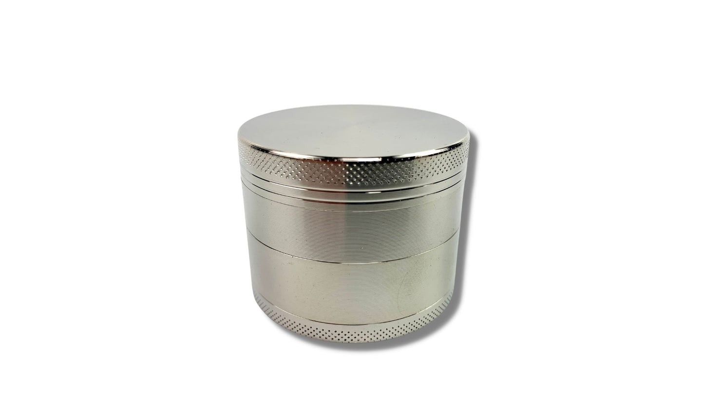50mm 4 layer grinder with trichome screen - The Bong Baron