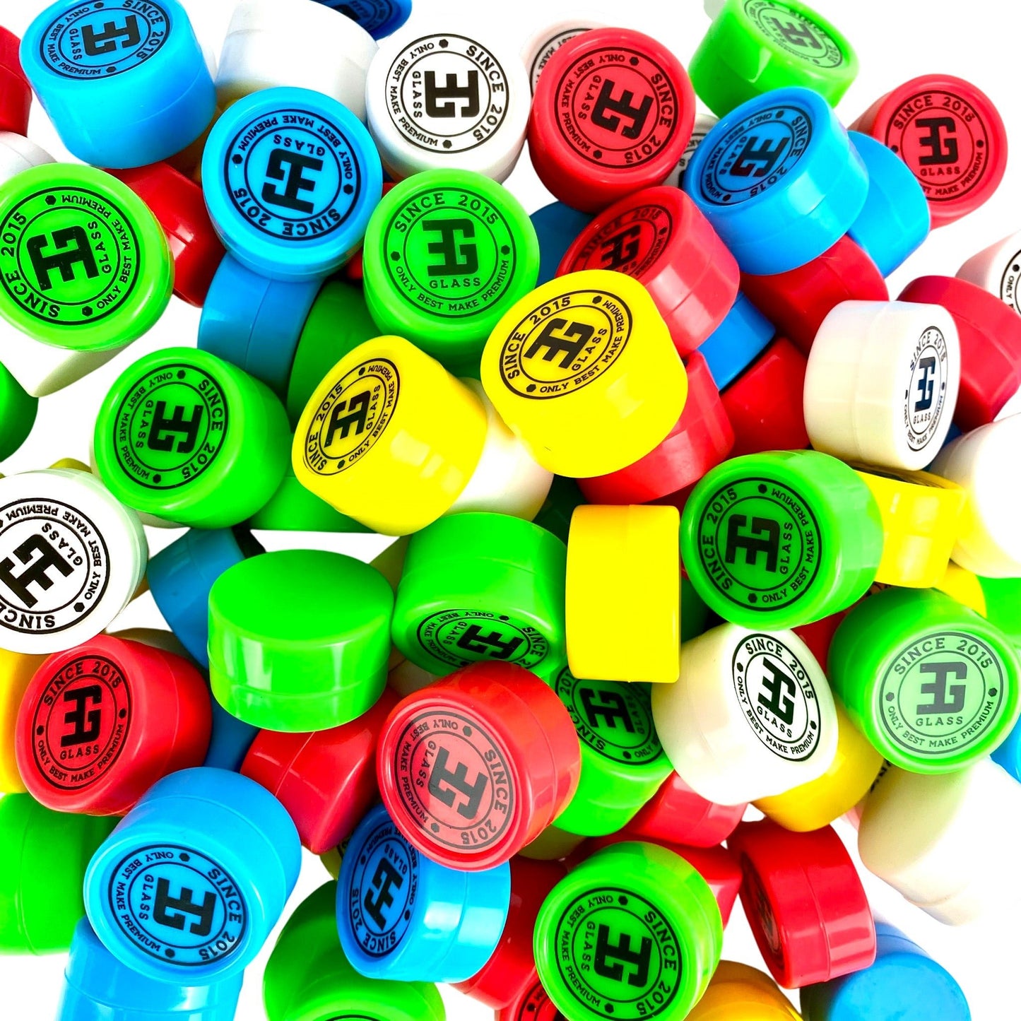 5ml Silicone Dab Container EG Glass - The Bong Baron