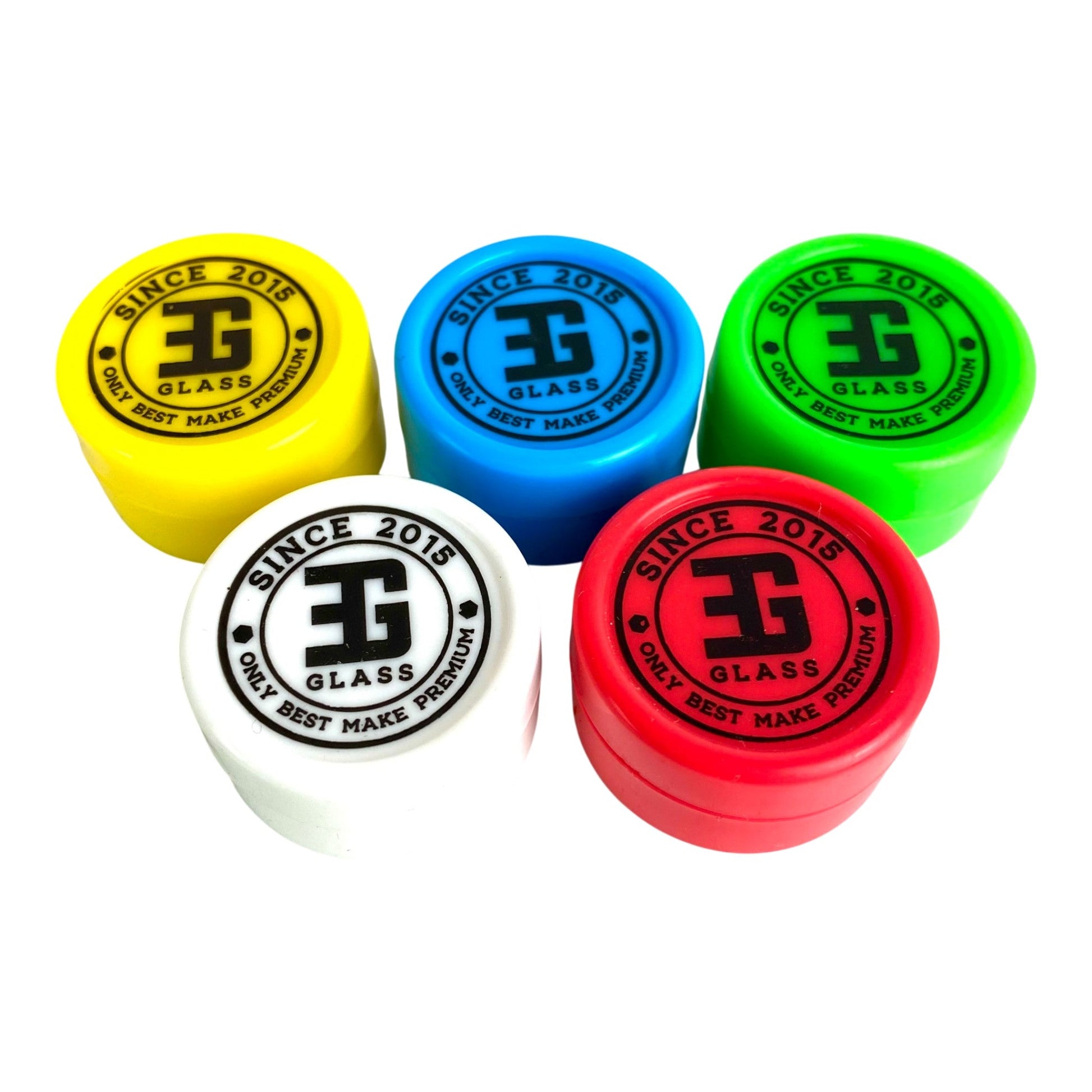 5ml Silicone Dab Container EG Glass - The Bong Baron