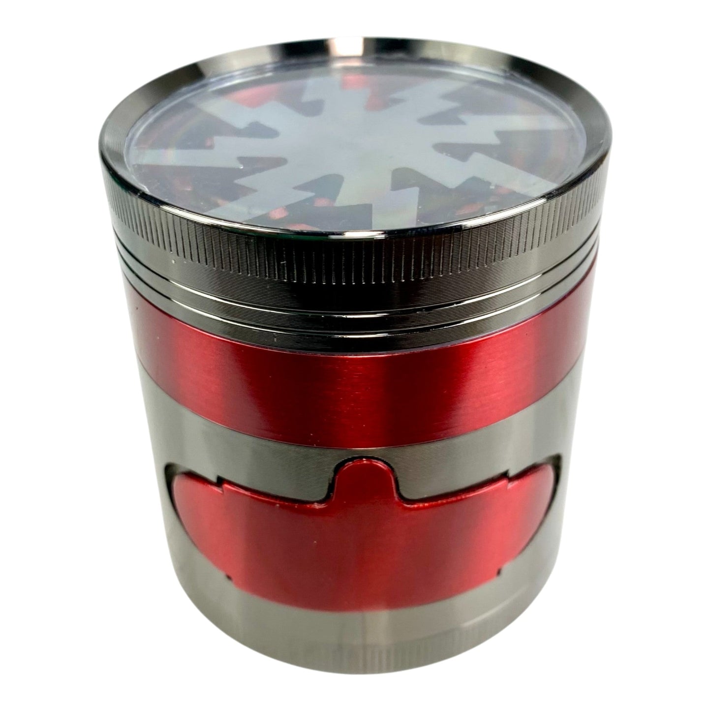 63mm Trapdoor Lighting Grinder 4 Layer - The Bong Baron
