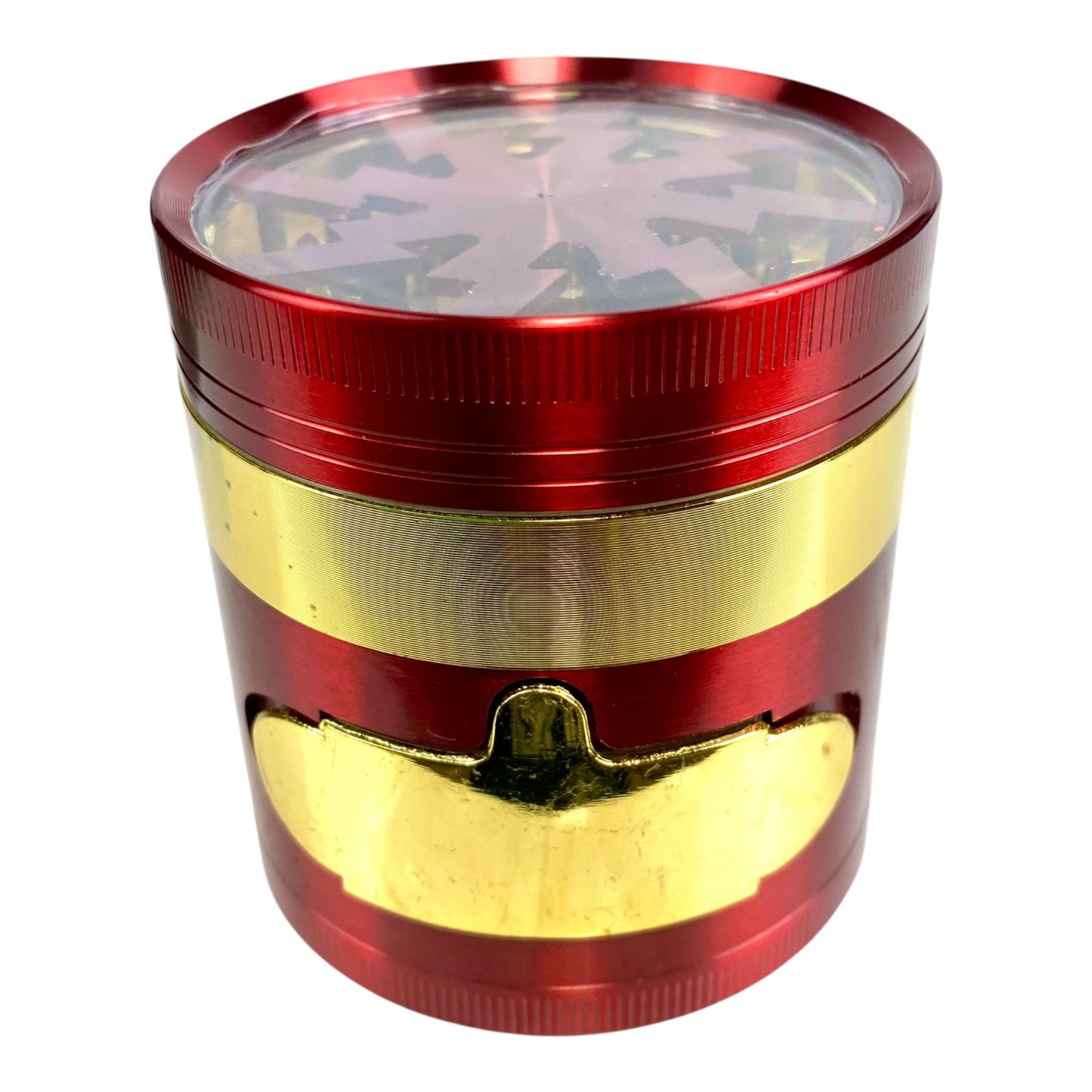 63mm Trapdoor Lighting Grinder 4 Layer - The Bong Baron