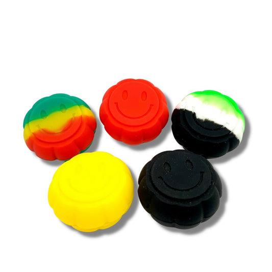 6ml Smiley Cloud Silicone Wax Container - The Bong Baron