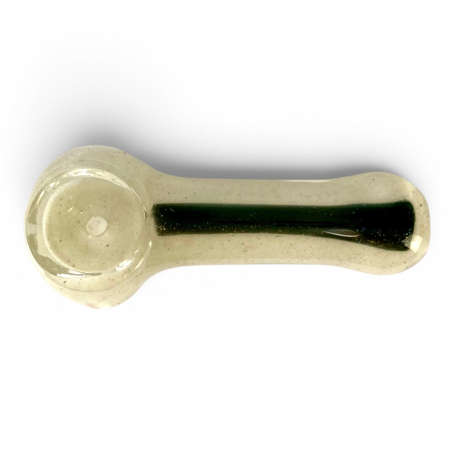 Glitter Strip Hash Pipe 7cm White