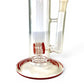 Ongbay Matrix Percolator Straight Tube Bong 40cm Red