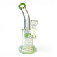 Tree Perc Bong and Dab Rig 21cm Green