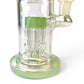 Tree Perc Bong and Dab Rig 21cm Green