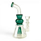 Cone Perc Bong and Dab Rig 19cm Teal