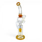 Tea Pot Recycler Bong 36cm Amber