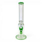 Monster Perc Straight Tube Bong 35cm Green