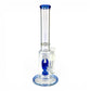 Monster Perc Straight Tube Bong 35cm Blue