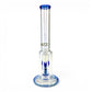 Monster Perc Straight Tube Bong 35cm Blue