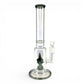 Monster Perc Straight Tube Bong 35cm Ash Green
