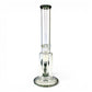 Monster Perc Straight Tube Bong 35cm Ash Green
