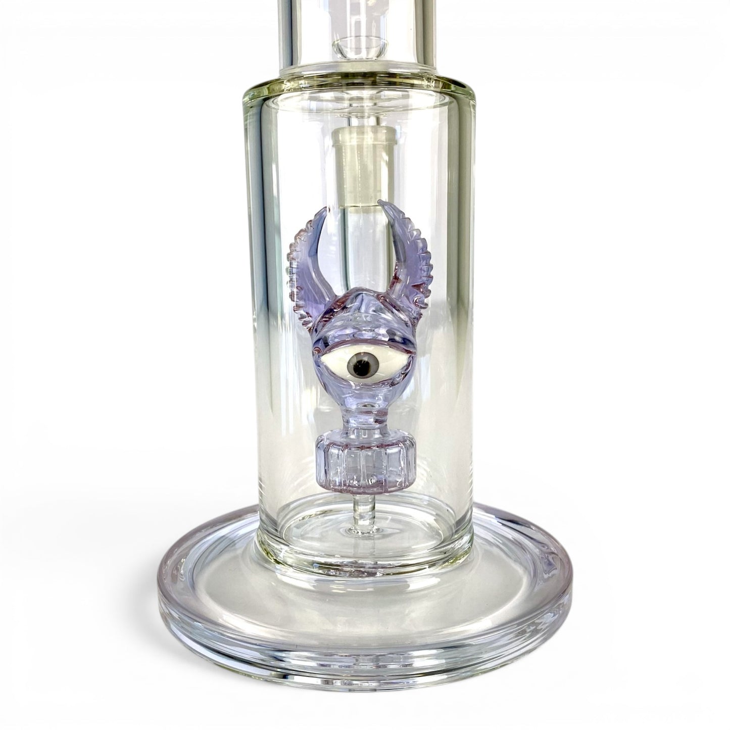 Monster Perc Straight Tube Bong 35cm Purple