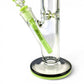 Hittn 9mm Thick Straight Tube Bong 35cm Green