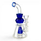 Cone Perc Bong and Dab Rig 19cm Blue