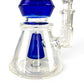 Cone Perc Bong and Dab Rig 19cm Blue