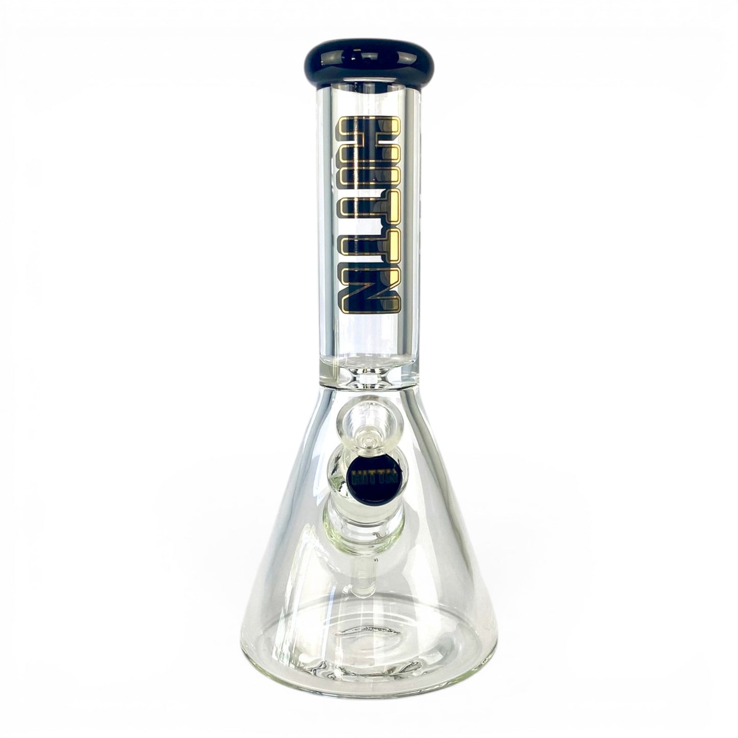 Hittn 9mm Thick Beaker Bong 30cm Black